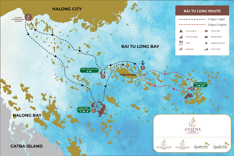 Bai Tu Long Bay itinerary